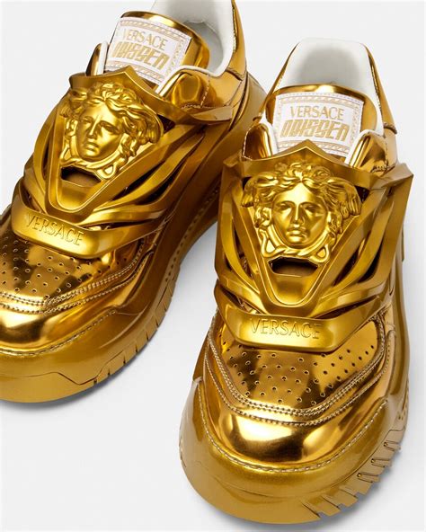 versace men designer sneakers|Versace odissea sneakers.